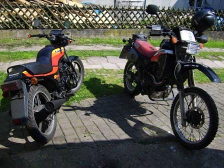 Gpz 305 und KLR 600